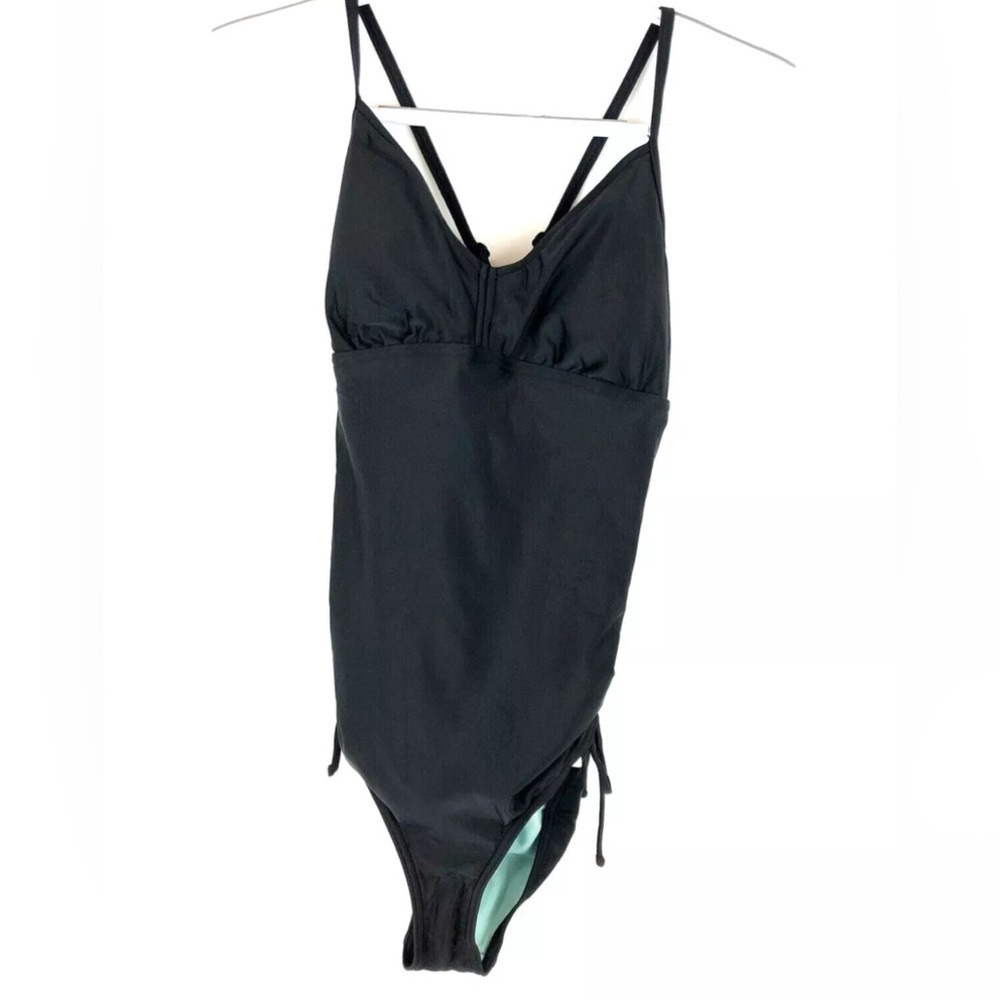 prAna Womens Moorea One Piece Swimsuit Black Size Small